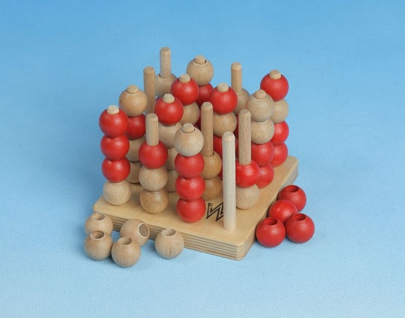 Radmühle Brettspiel Holz Strategiespiel 3D Spiel