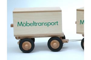 Anhänger Möbeltransport aus Holz