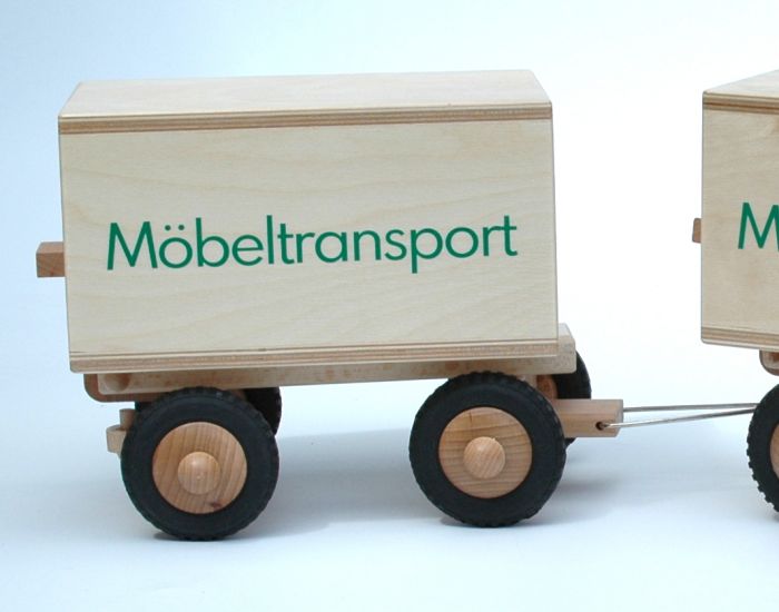 Anhänger Möbeltransport aus Holz