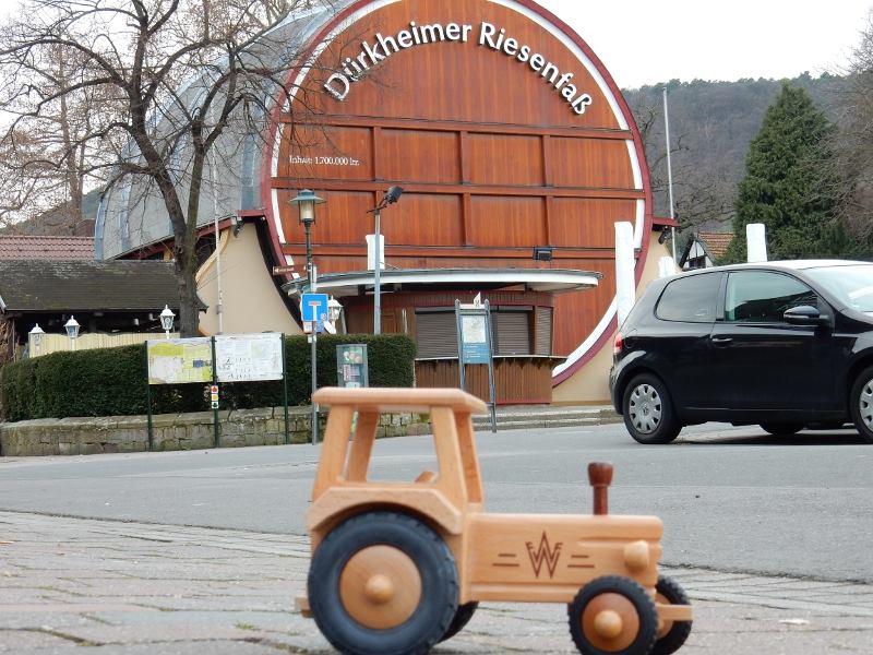 Unser Traktor auf Reisen